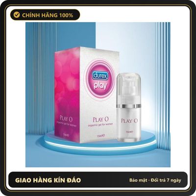 (Che Tên) Gel Tăng Khoái Cảm Durex Play O Se Khít Âm Đạo, Gel Boi Trơn Kích Thích Nữ Mạnh Mẽ, Gel Tạo Chất Nhờn Tự Nhiên - Hàng Mới Về