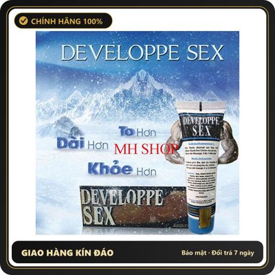 (Che Tên) Gel Tăng Kích Cỡ Cho Nam Developpe Sex Pháp 50g Làm To Dài Và Lâu Hơn Hộp Trắng Kín