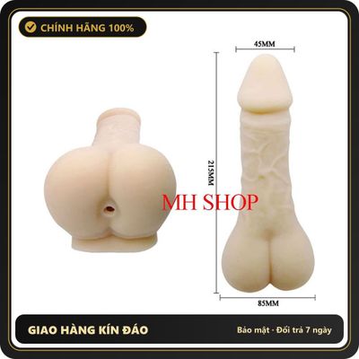 (Che Tên) Dương vật giả kèm mông có lỗ hậu Silicone siêu kích thích, thiết bị mát xa cho cả nam và nữ Hỗ Trợ 24/7