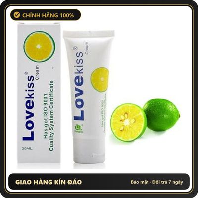 (Che Tên) Gel Gốc Nước Hương Chanh Love Kiss 100ml Chính Hãng, Gel Trái Cây Hộp Trắng Kín