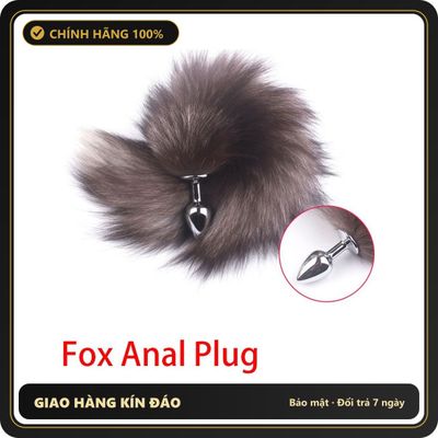 (Che Tên) Đuôi Cáo Hóa Trang Fox Anal Plug, Cosplay Cửu Vĩ Hồ Đát Kỷ Siêu Kích Thích Hỗ Trợ 24/7