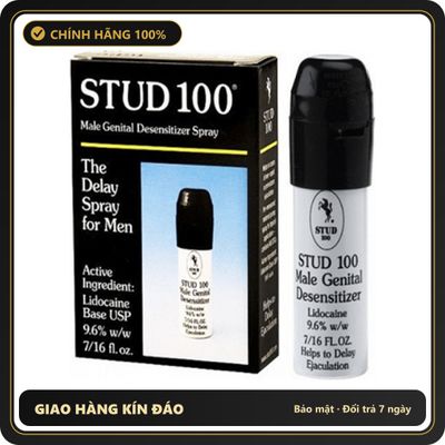 (Che Tên) Xịt Khử Mùi Nam Giới STUD100 Anh 10ml (Có Che Tên) Chuẩn Auth