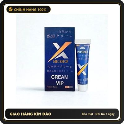 (Che Tên) Kem Vip Nhật Chính Hãng 20g Hỗ Trợ Kéo Dài Thời Gian Và Tăng Cường Sinh Lý Nam Hiệu Quả - Hàng Mới Về