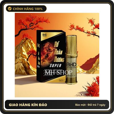 (Che Tên) Xịt BHD Super kéo dài hiệu quả ở nam, xịt chống xuất sớm siêu hot Hộp Trắng Kín