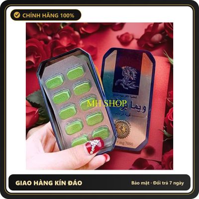 (Che Tên) Hộp thiếc Thái xanh có vỉ 10v TCSL ở nam có tem CHG Giao Nhanh Toàn Quốc