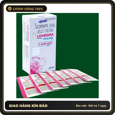 (Che Tên) Thạch siro lovega vị ngọt hương hoa hồng cho nữ TCSL mạnh mẽ Hộp Trắng Kín