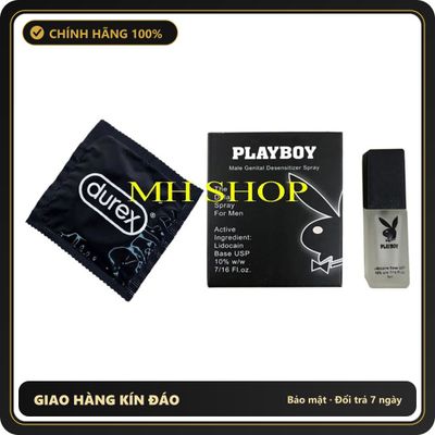 (Che Tên) Combo kéo dài mini tiện lợi bao cao su durex 1 chiếc tặng lọ xịt anh 5ml playboy - Hàng Mới Về