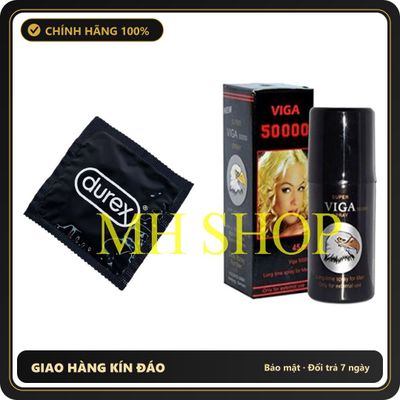 (Che Tên) Combo kéo dài BCS durex 1 chiếc tặng bình xịt đức 45ml viga (VG50000) Chuẩn Auth