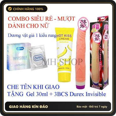 (Che Tên) Chăm sóc nữ giới Combo 3 món giá rẻ dương gel bao che tên Hộp Trắng Kín