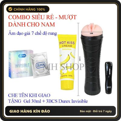 (Che Tên) Combo cao cấp Chăm sóc nam giới 3 món Âm 7 kiểu Gel Bao toàn diện che tên Hỗ Trợ 24/7