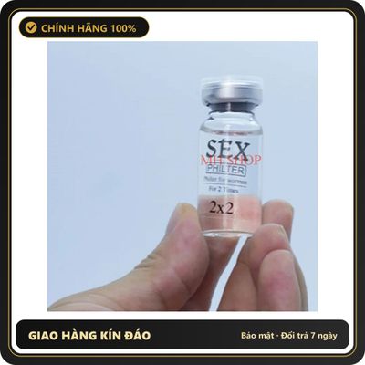 (Che Tên) Lọ nước S E X không màu mỹ for 2 times philter hỗ trợ cực mạnh ở nữ che tên Cao Cấp Bảo Đảm
