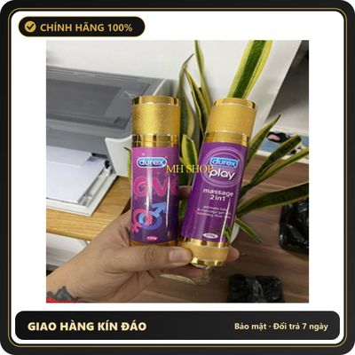 (Che Tên) Gel dưỡng tạo độ ẩm tự nhiên durex 2 trong 1 chai lớn Chuẩn Auth