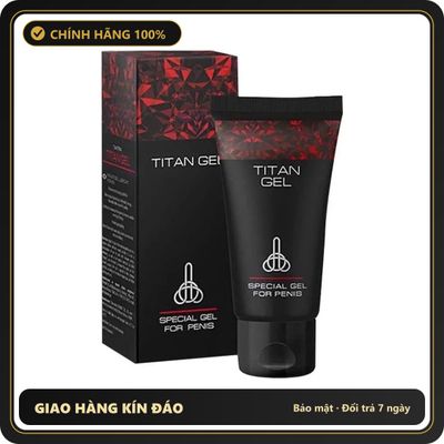 (Che Tên) Gel bôi tăng kích thước Titan - Chai 50ml 347022 - Hàng Mới Về