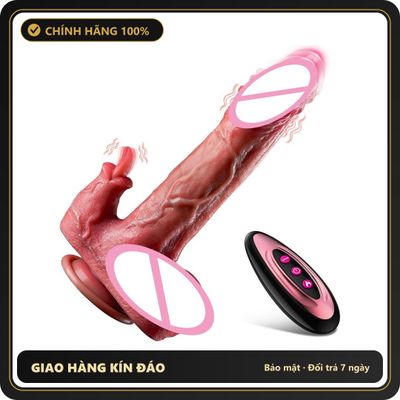 (Che Tên) Dương Vật Giả Rrung nhấp chuyển động đẩy tới và lui Sưởi Ấm Điều Khiển Từ Xa: Thân Thon 3.3cm, Ấm Trước Khi Chạm Bảo Mật Tuyệt Đối