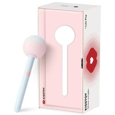 Chày Rung Mini Kisstoy Lala Pop Hình Kẹo Mút chính hãng - sạc USB, silicone mềm mại, chất liệu an toàn cho da - giao hàng che tên kín đáo