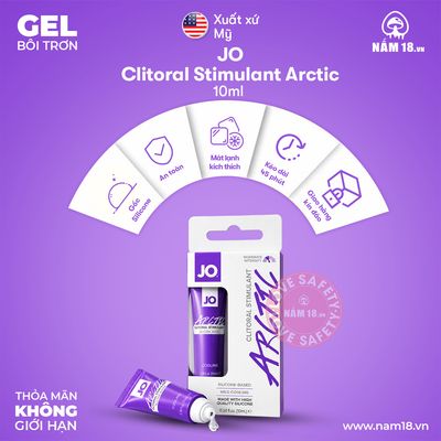 Gel Bôi Trơn Tăng Khoái Cảm JO Clitoral Stimulant Arctic chính hãng - dịu nhẹ an toàn cho da, dễ rửa sạch, dùng được cho mọi loại da - giao hàng che tên kín đáo