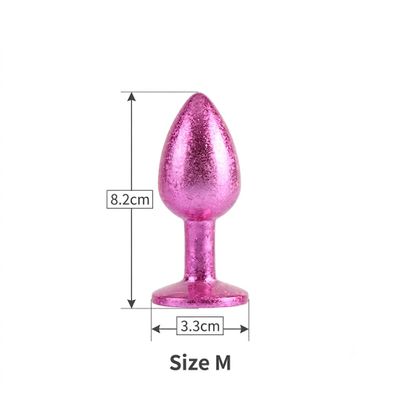 Phích Cắm Hậu Môn Matrix Mont Nebula Pink Gem chính hãng - chất liệu an toàn cho da, dễ vệ sinh, êm ái khi dùng - giao hàng che tên kín hàng có sẵn