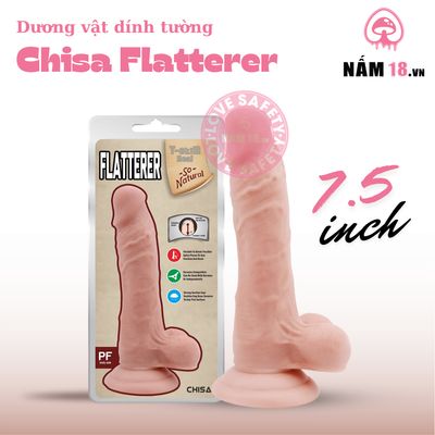 Dương Vật Dính Tường Chisa Flatterer chính hãng - sạc USB, đế hít tường, silicone mềm mại - giao hàng che tên kín đáo