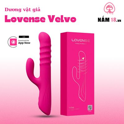 Dương Vật Giả Lovense Velvo Điều Khiển App chính hãng - sạc USB, điều khiển từ xa, chống nước - giao hàng che tên kín đáo