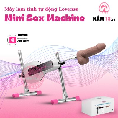 Máy Làm Tình Tự Động Lovense Mini Sex Machine chính hãng - điều khiển từ xa, chất liệu an toàn cho da, dễ vệ sinh - giao hàng che tên kín đáo