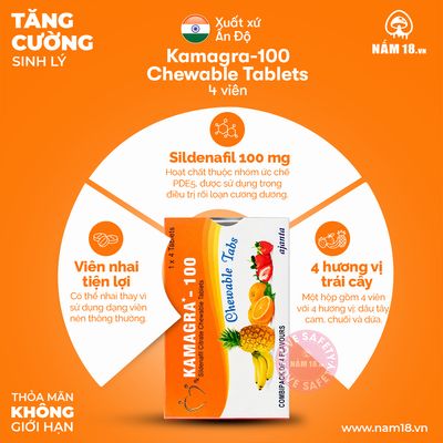 Viên Ngậm Cương Dương, Tăng Cường Sinh Lý Kamaga chính hãng - hàng chuẩn nguồn gốc rõ ràng, hạn dùng in rõ trên hộp, đóng gói kín đáo - giao hàng che tên kín đáo