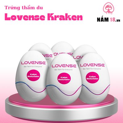 Trứng Lovense Kraken chính hãng - chất liệu an toàn cho da, dễ vệ sinh, êm ái khi dùng - giao hàng che tên kín đáo