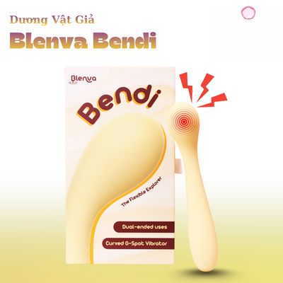 Dương Vật Giả Blenva Bendi Soft chính hãng - sạc USB, silicone mềm mại, chất liệu an toàn cho da - giao hàng che tên kín đáo