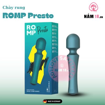 Chày Rung Romp Presto chính hãng - 10 chế độ rung, sạc USB, silicone mềm - giao hàng che tên kín đáo