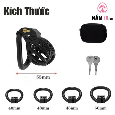 Khóa Dương Vật Nhựa Ổ Khóa Chìm KN60 Size M chính hãng - chất liệu an toàn cho da, dễ vệ sinh, êm ái khi dùng - giao hàng che tên kín đáo
