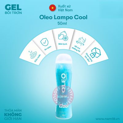 Gel Bôi Trơn Mát Lạnh Oleo Lampo Cool chính hãng - gốc nước không dính rít, dịu nhẹ an toàn cho da, dễ rửa sạch - giao hàng che tên kín đáo