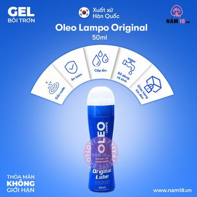Gel Bôi Trơn Oleo Lampo Orginal chính hãng - gốc nước không dính rít, dịu nhẹ an toàn cho da, dễ rửa sạch - giao hàng che tên kín đáo