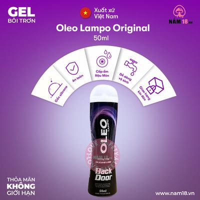 Gel Bôi Trơn Hậu Môn Oleo Lampo Back Door chính hãng - gốc nước không dính rít, dùng được cho hậu môn, dịu nhẹ an toàn - giao hàng che tên kín đáo