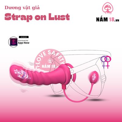 Dương Vật Giả Strap On Lust Điều Khiển App chính hãng - chất liệu an toàn cho da, dễ vệ sinh, êm ái khi dùng - giao hàng che tên kín đáo