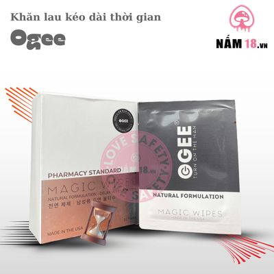 Khăn Lau Kéo Dài Thời Gian Ogee chính hãng - thấm nhanh không nhờn rít, dùng trước khi quan hệ, nhỏ gọn dễ mang theo - giao hàng che tên kín đáo