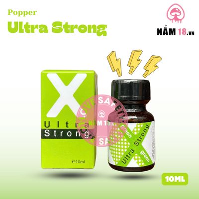 Popper Ultra Strong chính hãng - hàng chuẩn nhập khẩu, nắp kín không bay hơi, dùng được nhiều lần - giao hàng che tên kín đáo