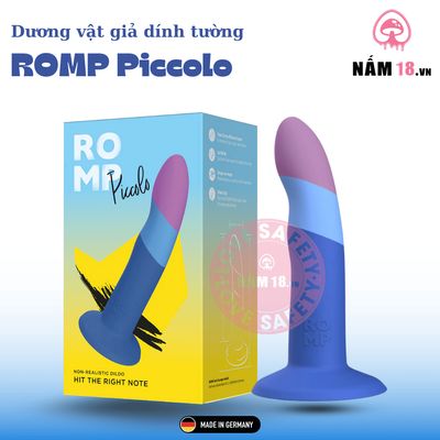 Dương Vật Dính Tường ROMP Piccolo chính hãng - sạc USB, silicone mềm mại, chất liệu an toàn cho da - giao hàng che tên kín đáo