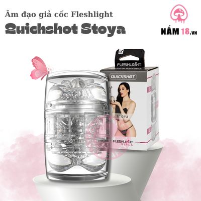 Âm Đạo Giả Cốc Fleshlight Quichshot Stoya chính hãng - chất liệu an toàn cho da, dễ vệ sinh, êm ái khi dùng - giao hàng che tên kín đáo