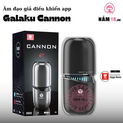 Âm Đạo Giả Galaku Cannon Điều Khiển App chính hãng - chất liệu an toàn cho da, dễ vệ sinh, êm ái khi dùng - giao hàng che tên kín đáo