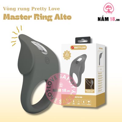 Vòng Rung Pretty Love Master Ring Alto chính hãng - chất liệu an toàn cho da, dễ vệ sinh, êm ái khi dùng - giao hàng che tên kín đáo