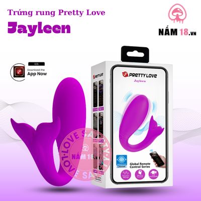 Trứng Rung Pretty Love Jayleen Điều Khiển App chính hãng - chất liệu an toàn cho da, dễ vệ sinh, êm ái khi dùng - giao hàng che tên kín đáo