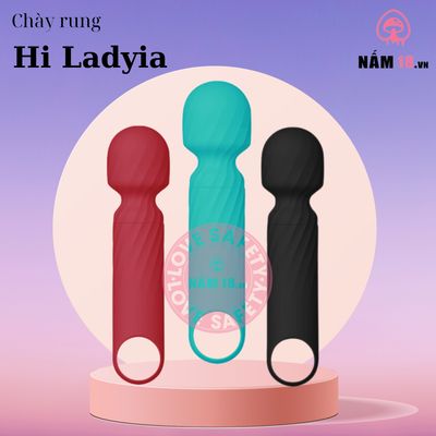 Chày Rung Hi Ladyia 12 Chế Độ Rung chính hãng - sạc USB, silicone mềm mại, chất liệu an toàn cho da - giao hàng che tên kín đáo