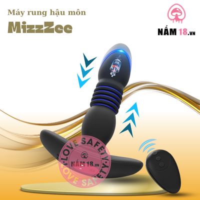 Máy Rung Hậu Môn MizzZee 10 Chế Độ rung nhấp chuyển động đẩy tới và lui chính hãng - rung nhấp chuyển động đẩy tới và lui tự động, chất liệu an toàn cho da, dễ vệ sinh - giao hàng che tên kí