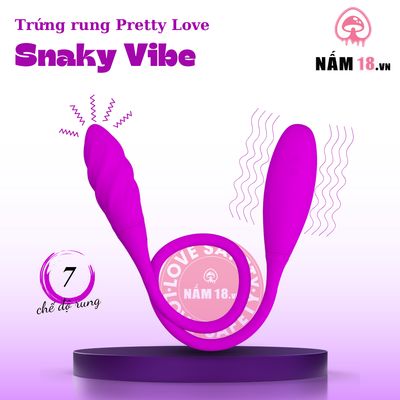Trứng Rung Pretty Love Snaky chính hãng - chất liệu an toàn cho da, dễ vệ sinh, êm ái khi dùng - giao hàng che tên kín đáo