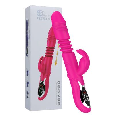 Dương Vật Vibrators Tỏa Nhiệt 12 Chế Độ rung nhấp chuyển động đẩy tới và lui Có Nhánh chính hãng - rung nhấp chuyển động đẩy tới và lui tự động, chất liệu an toàn cho da, dễ vệ sinh - giao h