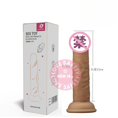 Dương Vật Dính Tường Yunman 10 Chế Độ Rung chính hãng - chất liệu an toàn cho da, dễ vệ sinh, êm ái khi dùng - giao hàng che tên kín đáo