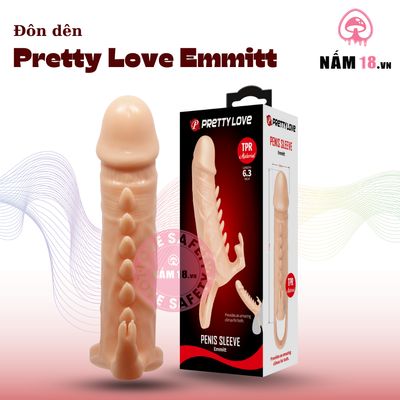 Đôn Dên Pretty Love Emmitt Có Nhánh Chống Tuột chính hãng - chất liệu an toàn cho da, dễ vệ sinh, êm ái khi dùng - giao hàng che tên kín đáo