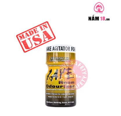 Popper Rave chính hãng - hàng chuẩn nhập khẩu, nắp kín không bay hơi, dùng được nhiều lần - giao hàng che tên kín đáo