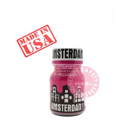 Popper Amsterdam Amsterdam Pink - Chai 10ml chính hãng - hàng chuẩn nhập khẩu, nắp kín không bay hơi, dùng được nhiều lần - giao hàng che tên kín đáo