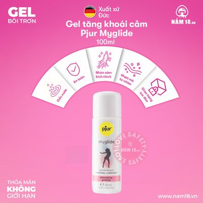 Gel Bôi Trơn Tăng Khoái Cảm Cao Cấp Pjur Myglide Chai 30ml chính hãng - gốc nước không dính rít, dung tích 30ml, dịu nhẹ an toàn cho da - giao hàng che tên kín đáo