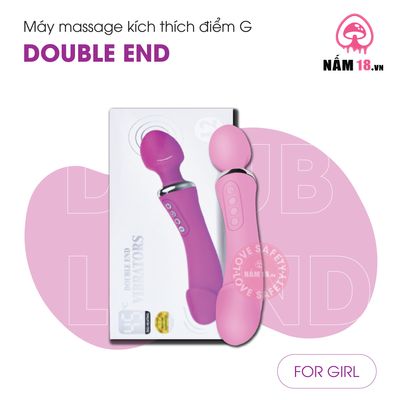 Chày Rung Double End Toả Nhiệt 12 Chế Độ Rung chính hãng - sạc USB, có sưởi ấm, silicone mềm mại - giao hàng che tên kín đáo